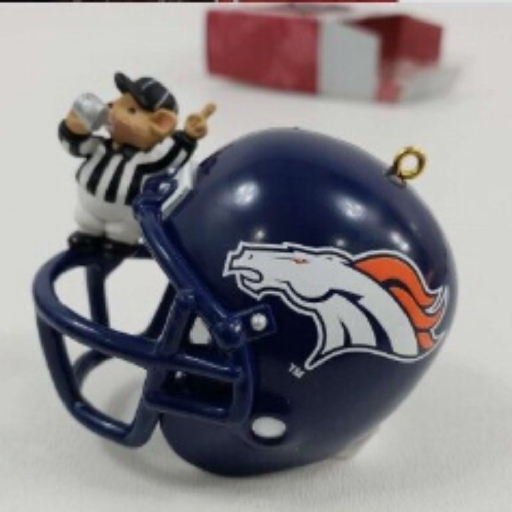 Hallmark Keepsake NFL Collection Denver Broncos Christmas Ornament Vintage